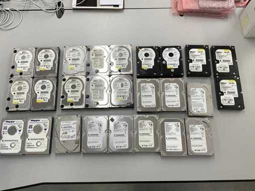 Diverse SeaGate & Western Digital HDD schijven 80B/160GB/250GB/320GB (26x)