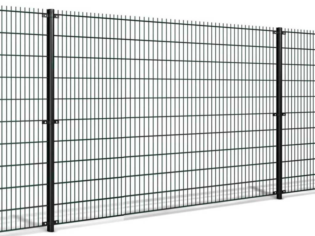 Double bar fencing black 2,03 x 77m