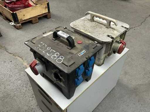 Boîte de connexion de chantier (2x)