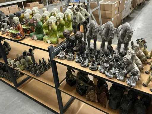 Partij diverse decoratie beelden (91x)