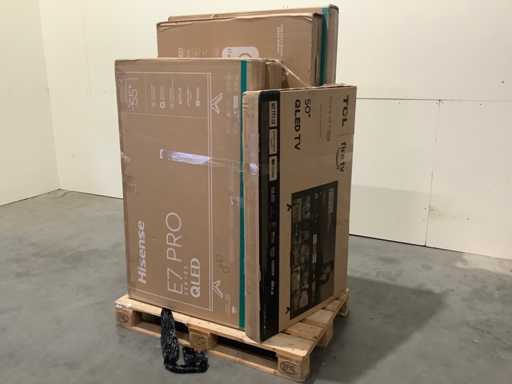 Merci di restituzione dei Pallet Televisions - 6 articoli