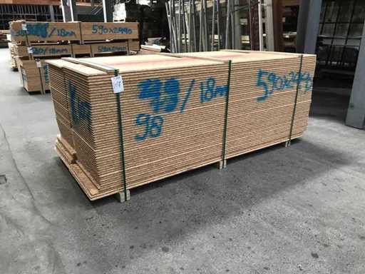 OSB sheets 18mm 590x2440mm (98x)