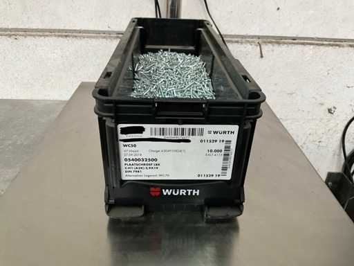 Würth 8.80 kg Place screw LBK 2.9 x 19 in stackable container