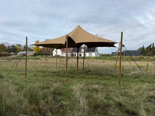 650 GSM Prof - 4M x 6M tente stretch Party (25-30 personnes)