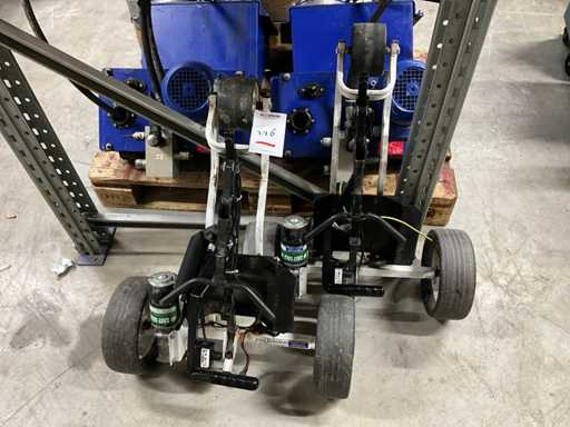 Sportveld lijnen markerwagen (2x)