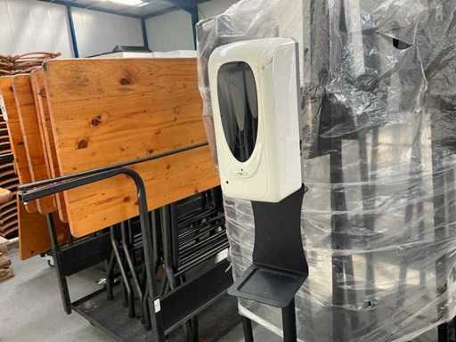 Distributeur de savon sur colonne (15x)