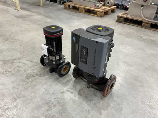 Grundfos TP 50-180/2 A-F-A-BQQE-FW1 Wasserpumpe (2x)
