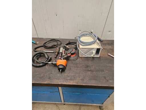 SÜDA FISCHER & WINDBIEHL PROFI-MASTER 32/42 Lot of pneumatic tools and ultrasonic polishing unit
