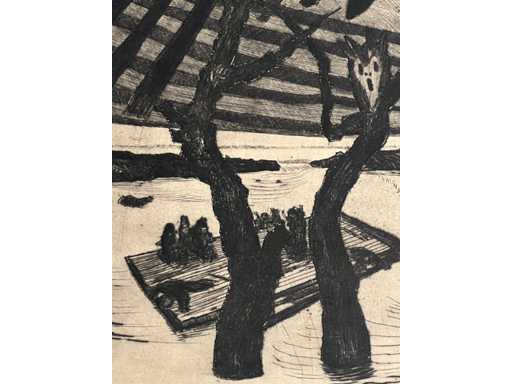 Cor De Wolff - ets uit 1953