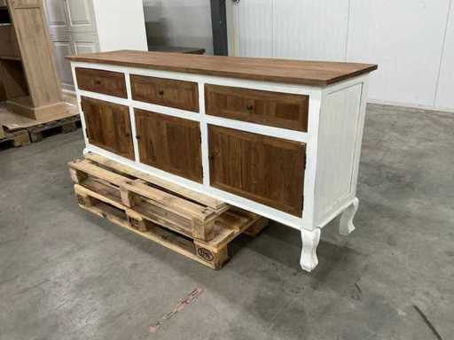 Dębowa kredens 81,5x181x45,5cm