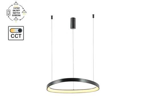 Lampade pendante Auren 82cm 70W LED CCT 3 couleurs et 3 étapes (1x)