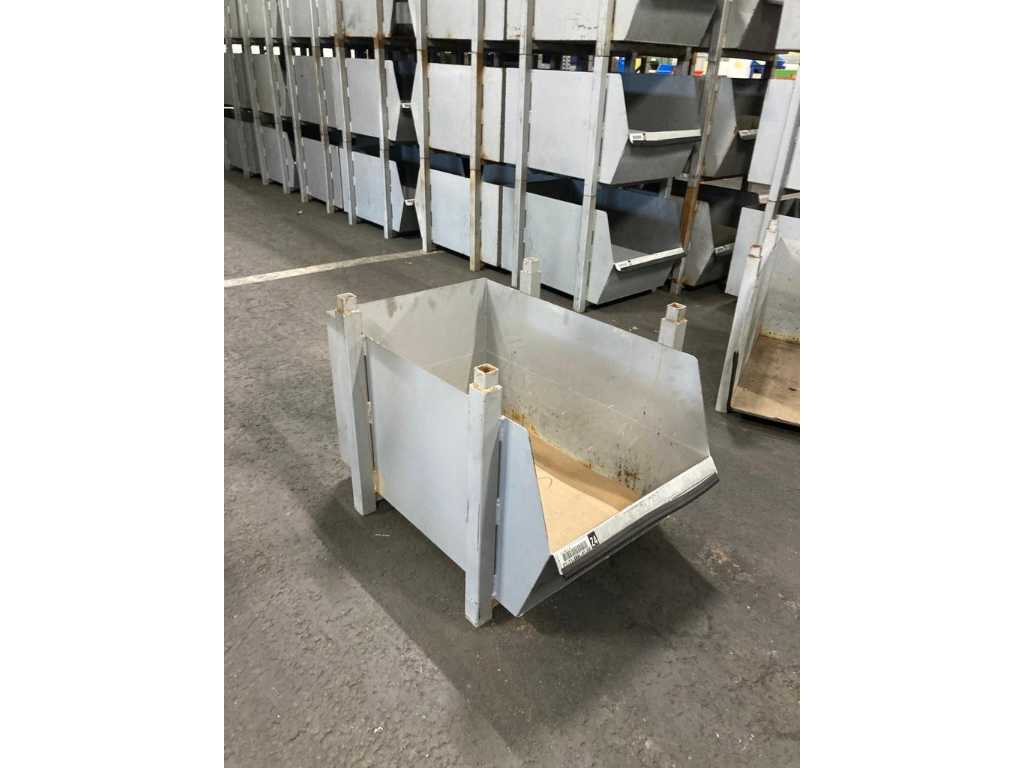 Metal stacking bins