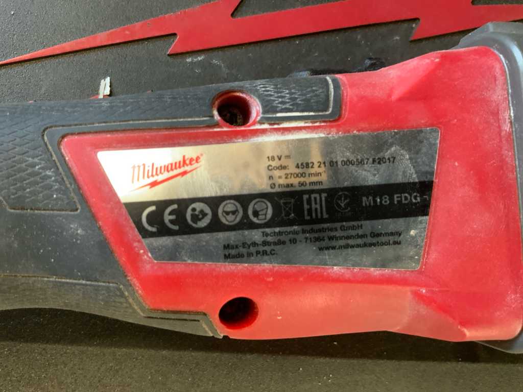 Milwaukee m18fdg best sale