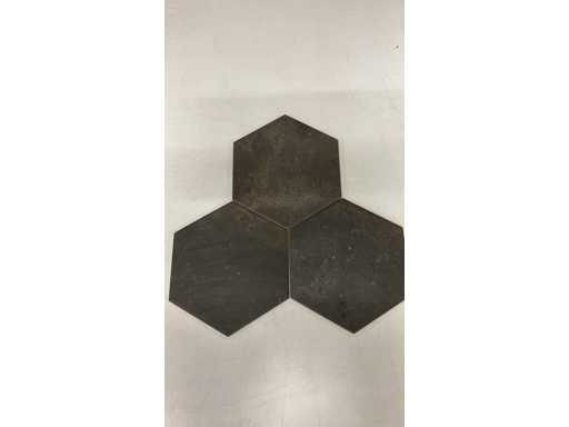 Mythage Tau Terracina 25.8x29cm - Black - 5m²