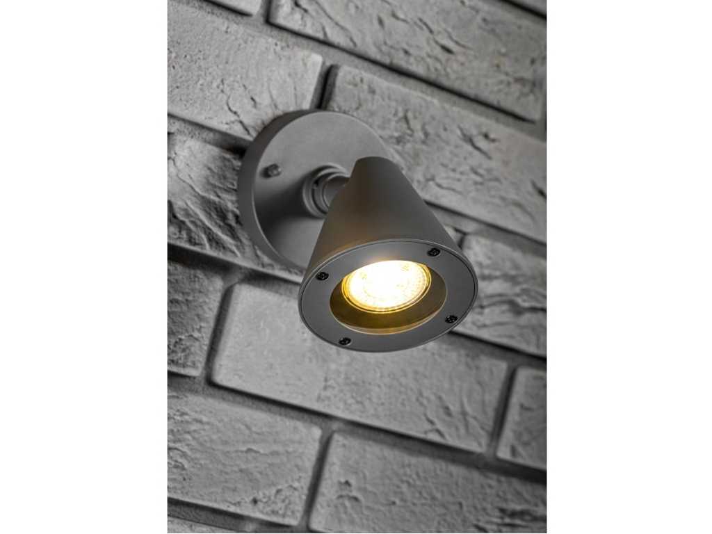 8 x Lust wall outdoor lamp anthracite