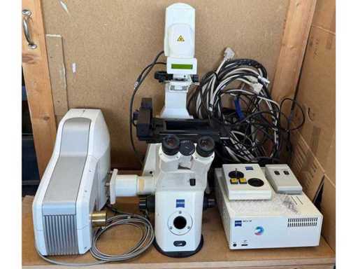 ZEISS Axiovert 200M, LSM 5 Live, MCU 28th Laser Microscope Fluorescence Microscope