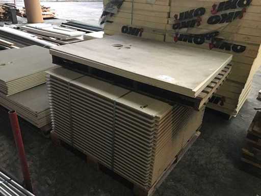 Pallet con gesso e pannelli PIR (2x)