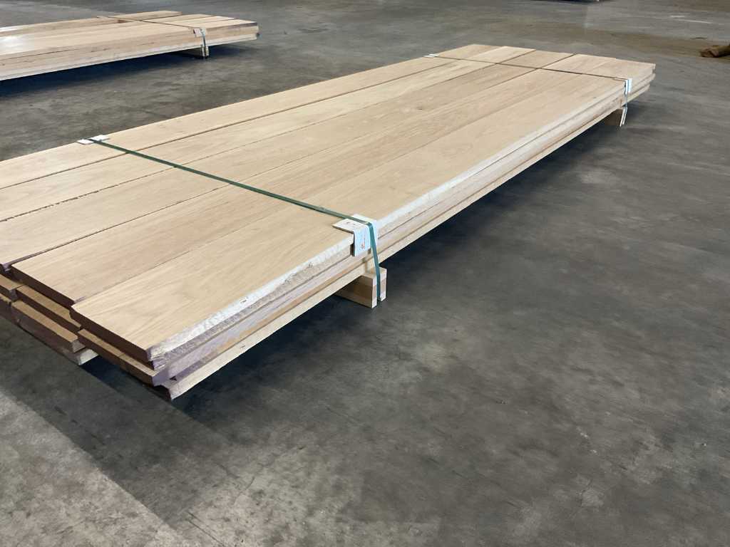 American oak planks pre-planed approx. 0.4 m³