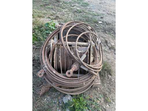 VERRICELLO A FUNE A DOPPIO TAMBURO Verricello industriale a doppio tamburo per trazione o alaggio