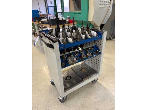 GARANT Post SK 40 Tool Holders incl. Tool Carrier Trolley