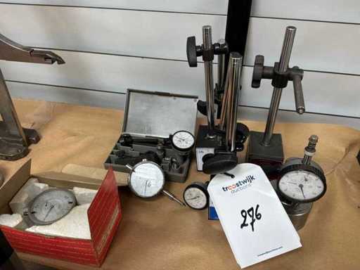 Manometro a quadrante con supporto magnetico (3x)