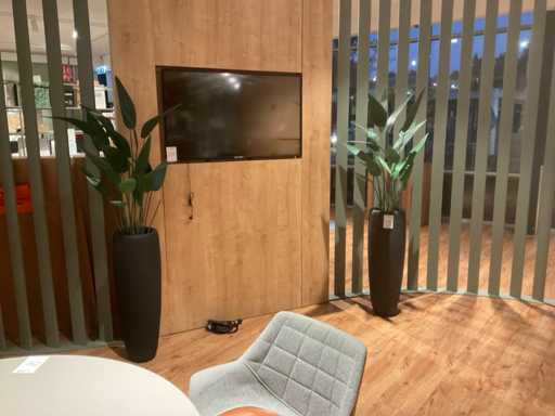 Plantes artificielles en pot (2x)