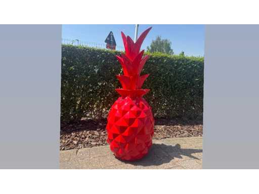 Pineapple H125cm Red