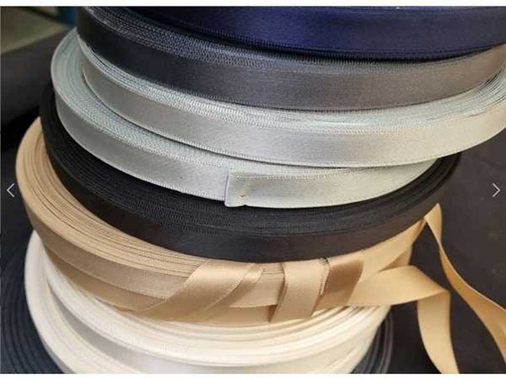 satijnband polyester luxe 13mm mix kleuren 1000meter (10x100m)