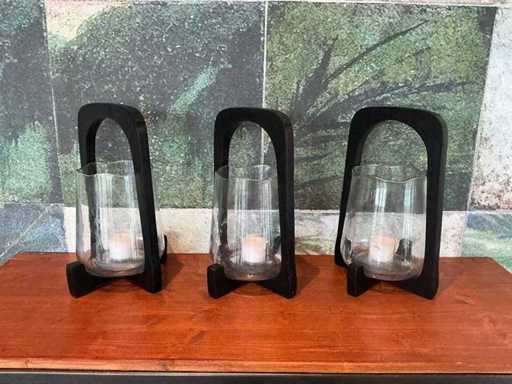 Decoration candle holder (3x)