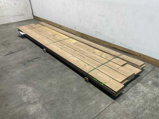 Assi di impalcatura vecchie sembrano secche 400x19,5x3 cm (70x)