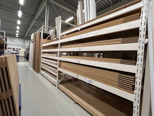 Tegometall Étagère murale verticale + horizontale 16,4M