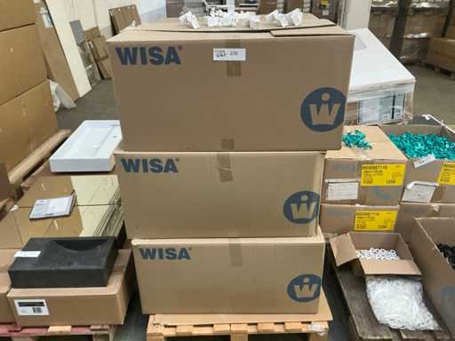 Lotto di parti in plastica Wisa