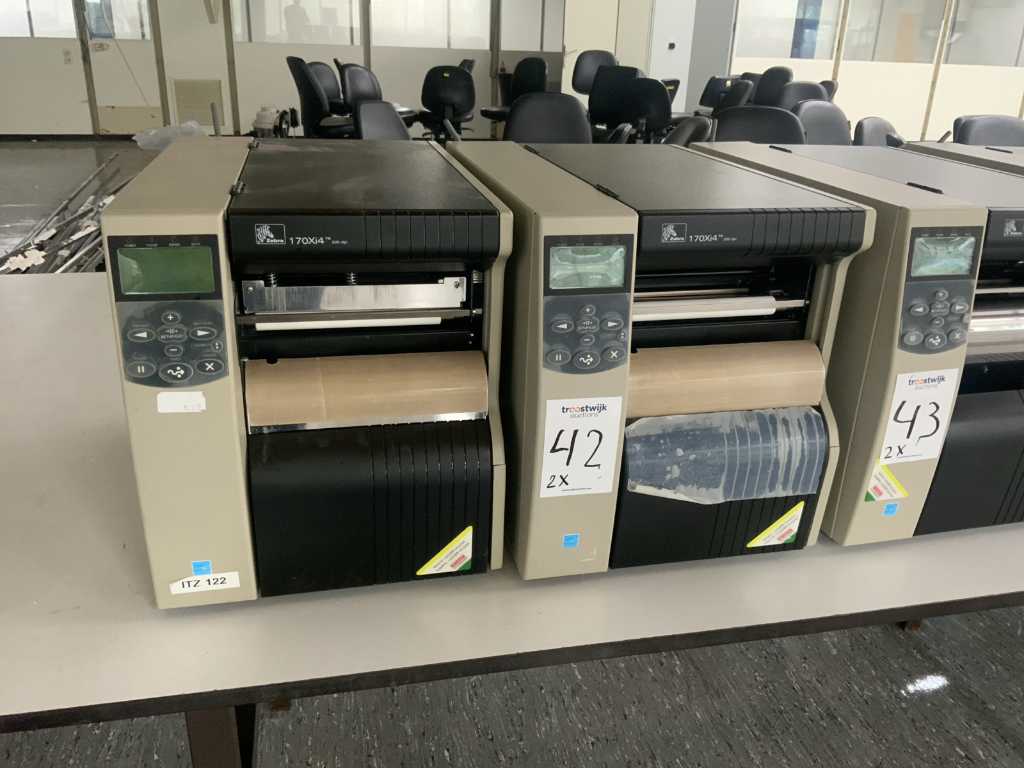 Zebra 170Xi4 Etikettendrucker (2x)