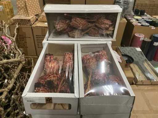 Lot Barbirega flower pink (250x)