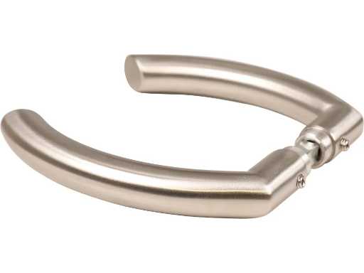 Oxloc – Culemborg Curved – Reversibles Matte-Edelstahl-Paar – Türgriff