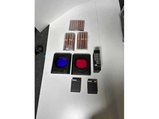 SET 2x 8" Rainbow Farbwechsler Scroller + Zubehör