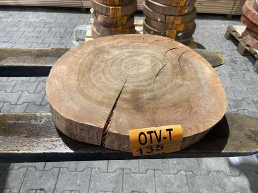 Rosewood disc, Thickness 70mm, Ø 450mm