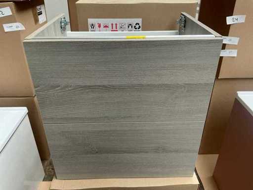 RB Badezimmer Scandic Badezimmermöbel 50cm (2x)