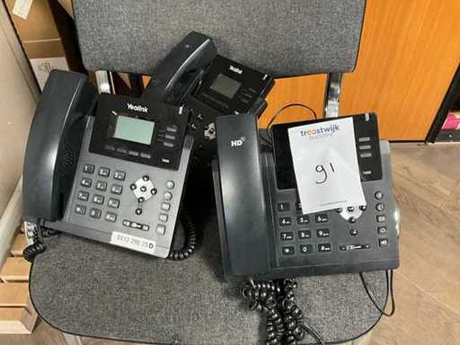 Téléphone VoIP Yealink T40G (3x)