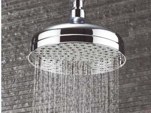 Nostalgic head shower 25cm chrome