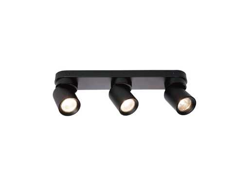 GU10 Surface-mounted spot Fixture triple rotatable(4x)