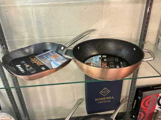 IBILI Copper Pans (4x)
