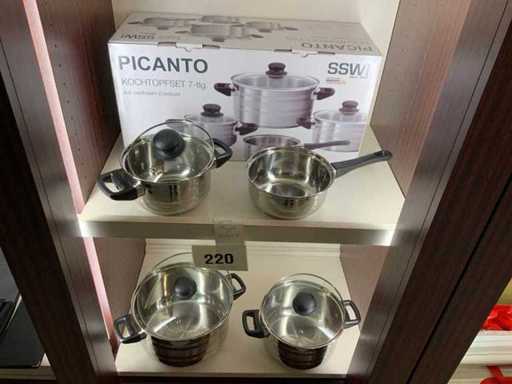 SSW 7-piece cooking pot set