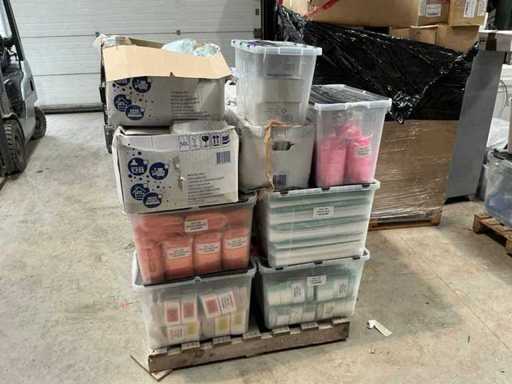 Palet de saci de ambalare