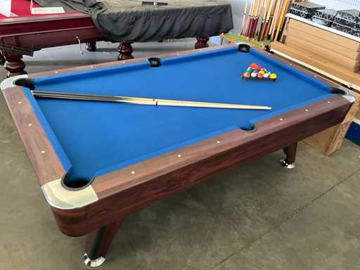 Competition pooltafel blauw