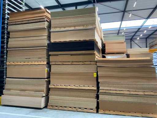 MDF HDF Decorative chipboard approx. 23m3