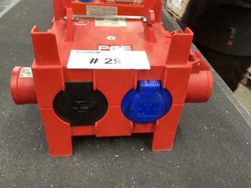 16 A CEE a Schuko, cubo de distribución eléctrica, caja de distribución