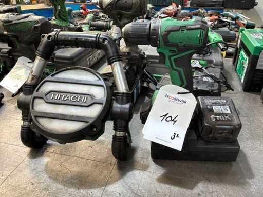 Hitachi Various cordless tools (3x)