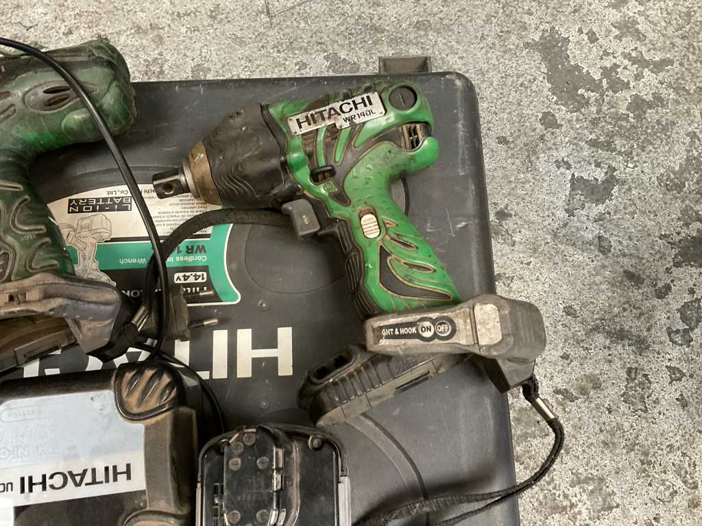 Hitachi WR14DL DS14DVF3 Cordless tool set Troostwijk Auctions