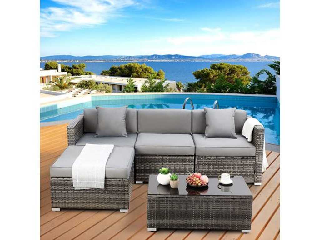Rattan Garden Furniture - Corner Sofa for Terrace
